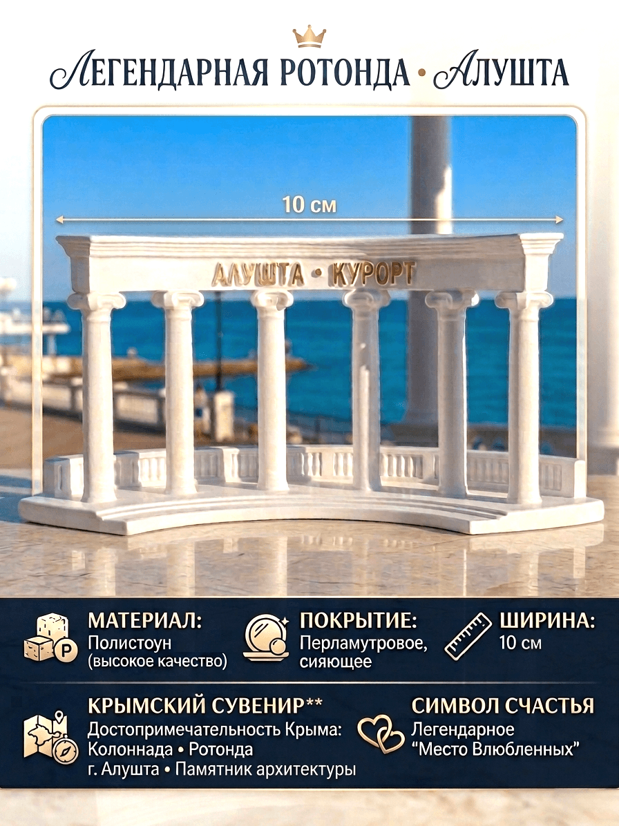 Статуэтка Алушта Колоннада. — фото 1